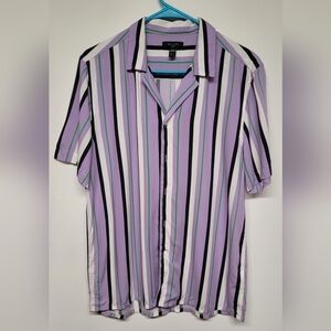 New Look Men's Short Sleeve Button Down Shirt S